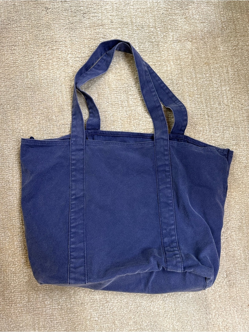 Amazon Navy Canvas Tote Bag
